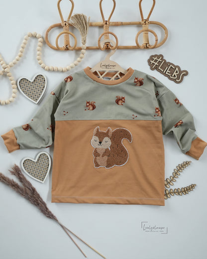 Chenille Patch: Eichhönrchen