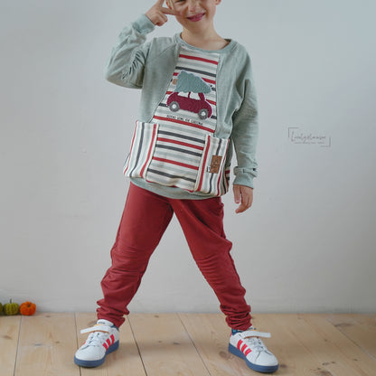 Chenille Patch: Auto mit Tannenbaum