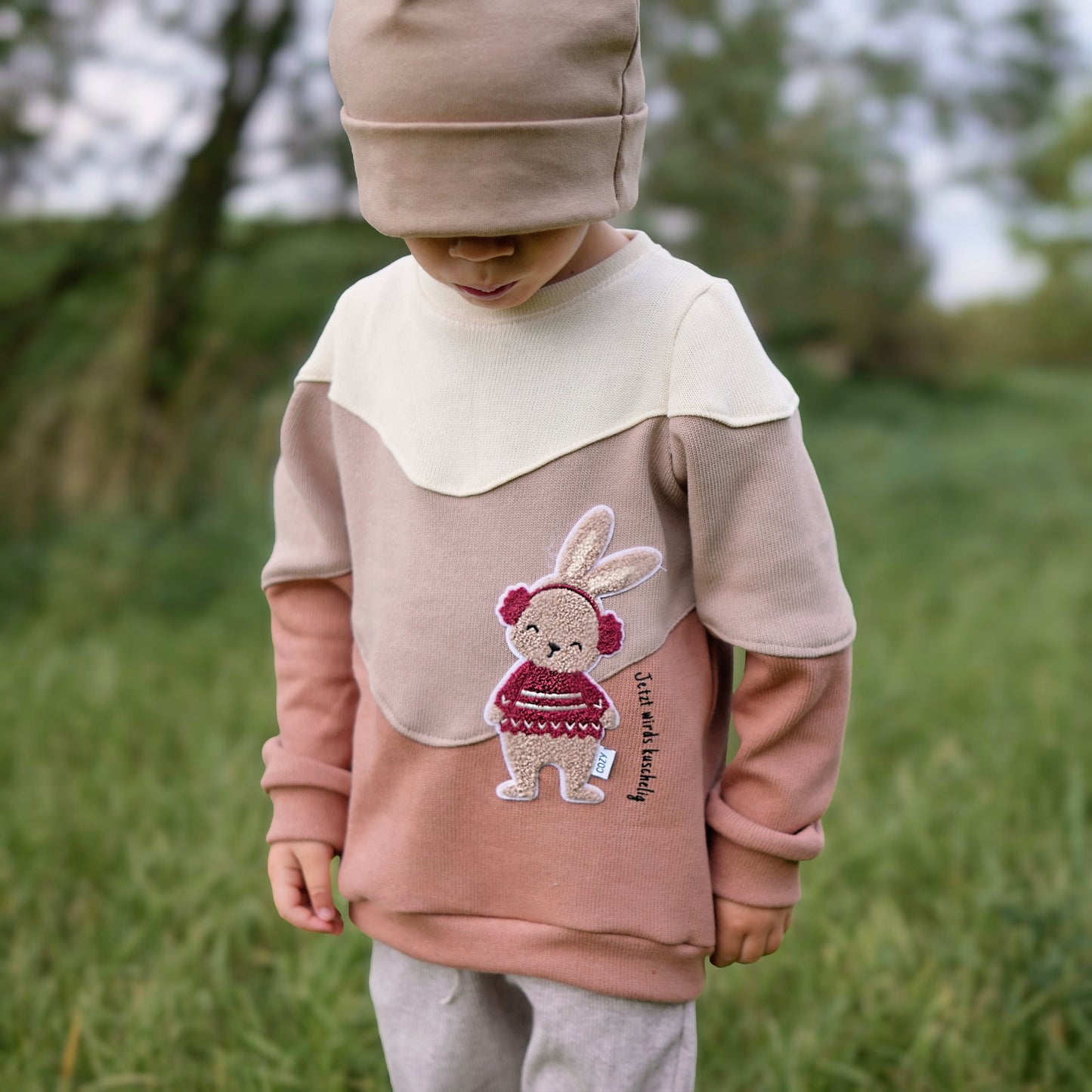 Chenille Patch: Winterhase