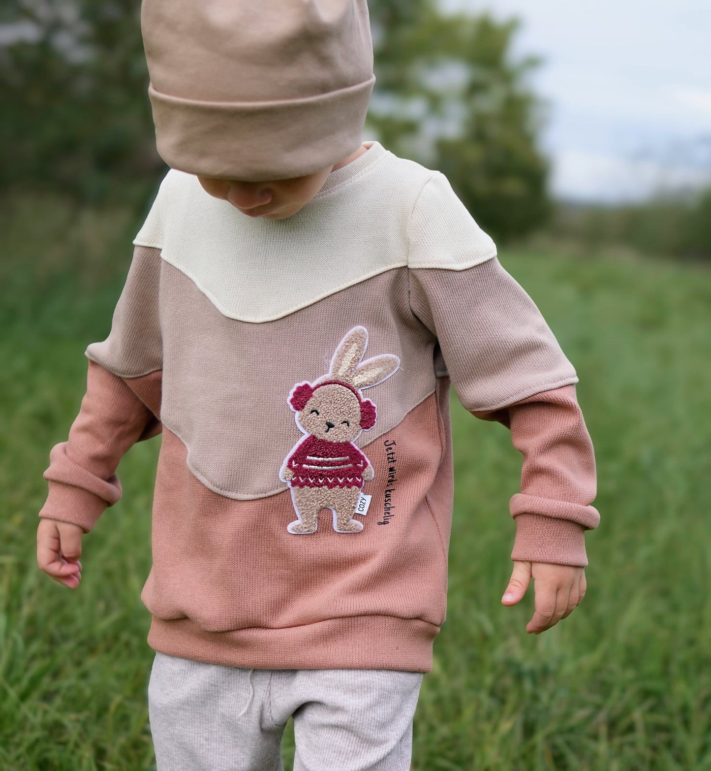 Chenille Patch: Winterhase