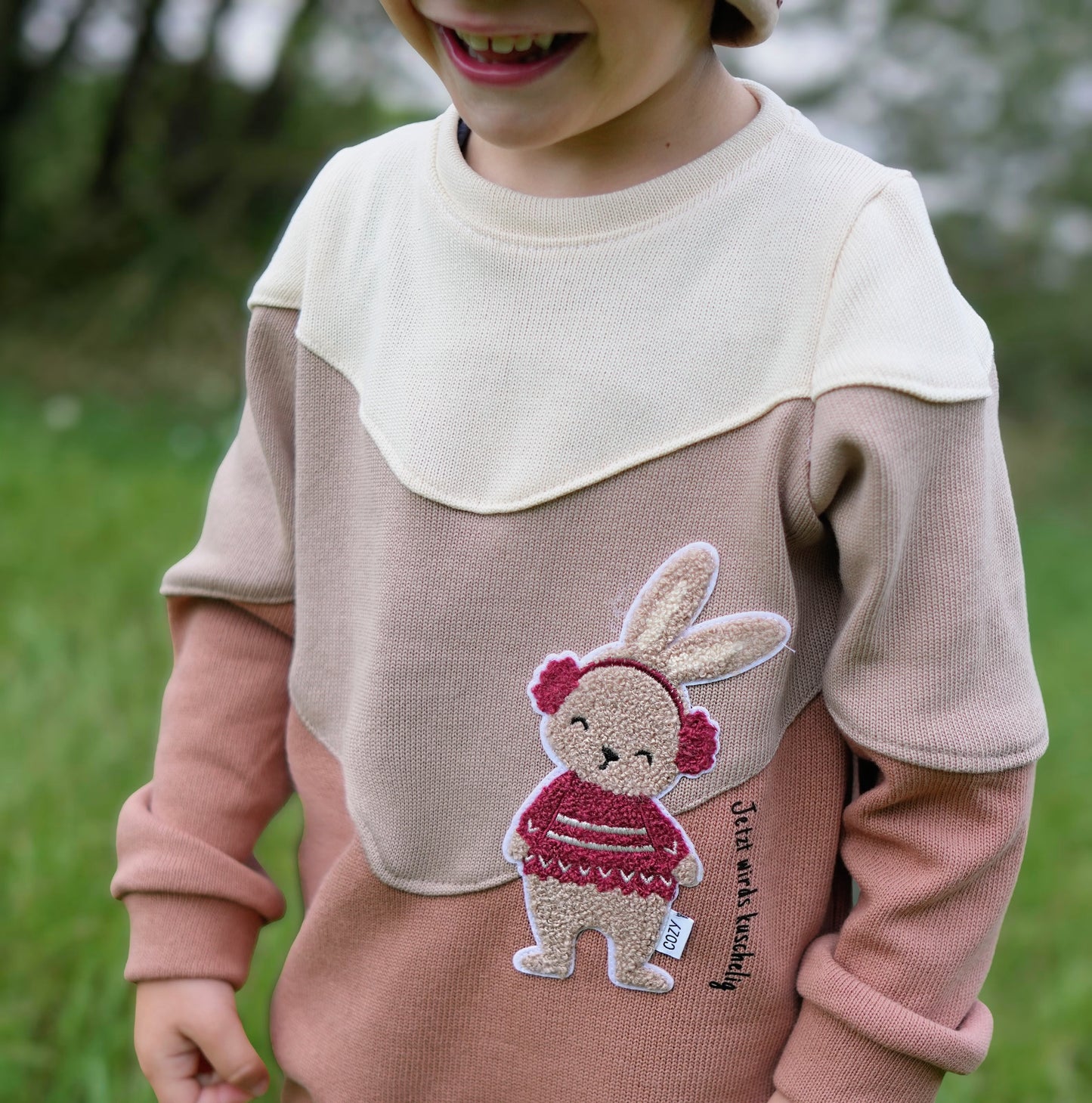 Chenille Patch: Winterhase