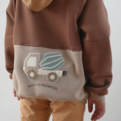 Chenille Patch: LKW Betonmischer
