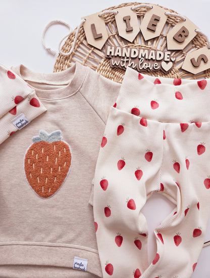 Chenille Patch: Erdbeere