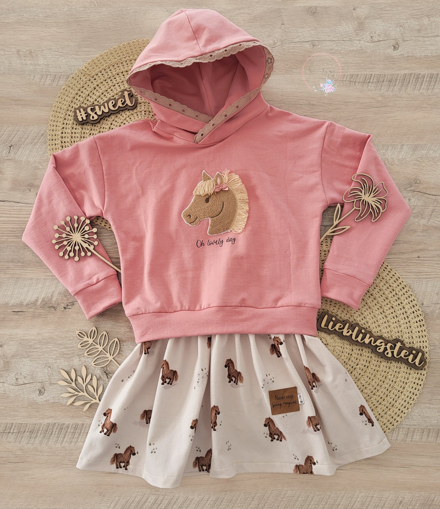 Chenille Patch: Pferd mit Mähne