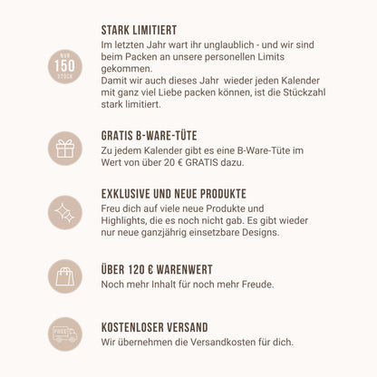 Tüddel Adventskalender Jungs