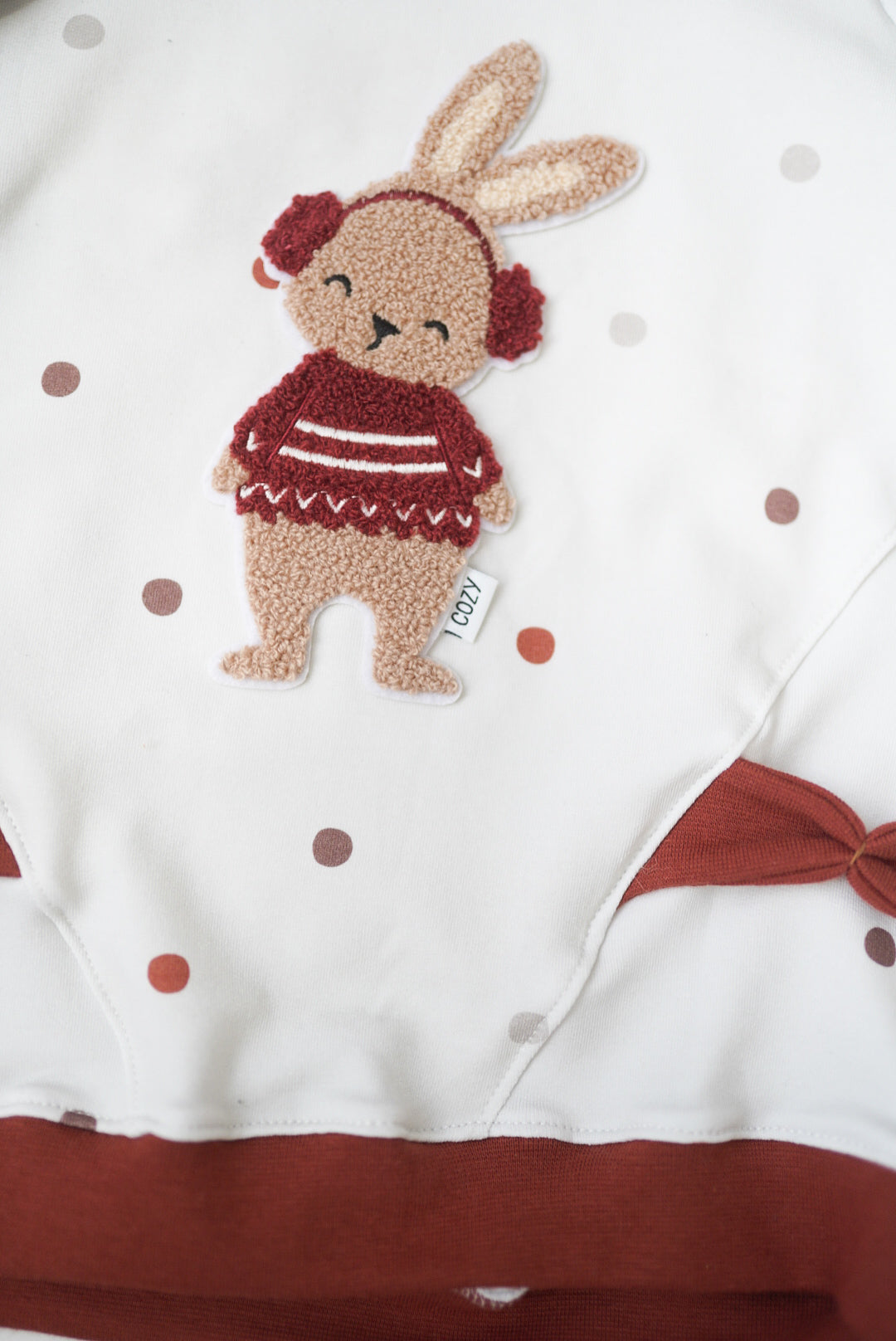 Chenille Patch: Winterhase