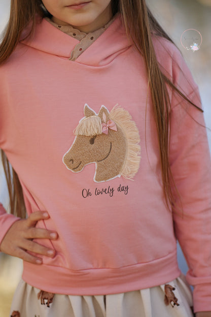 Chenille Patch: Pferd mit Mähne