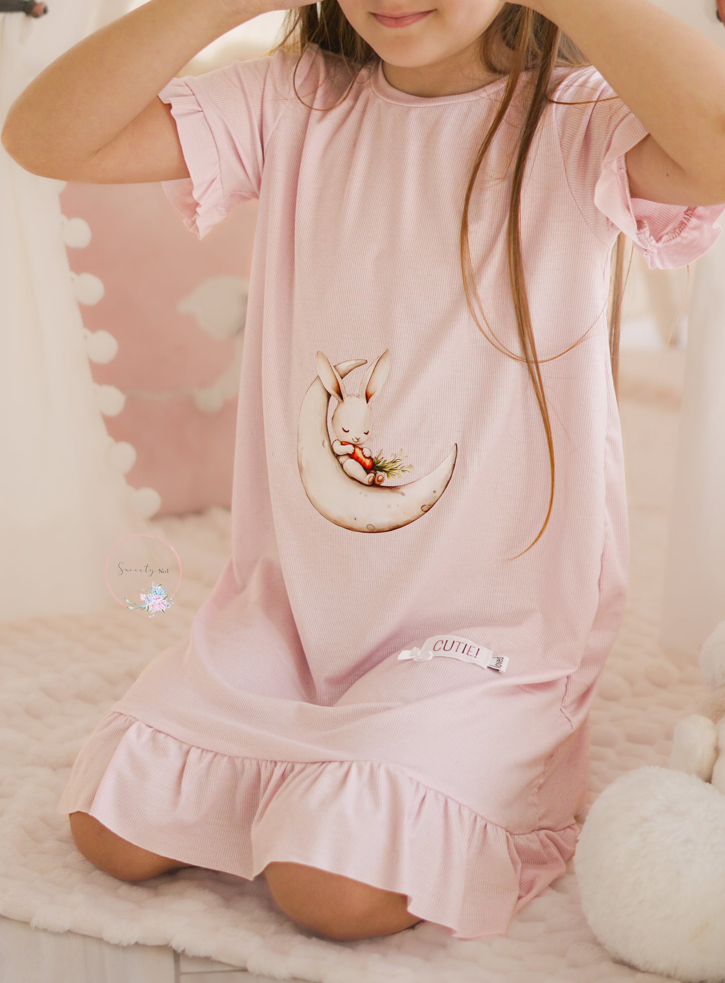 Bügelbild: Mondhase