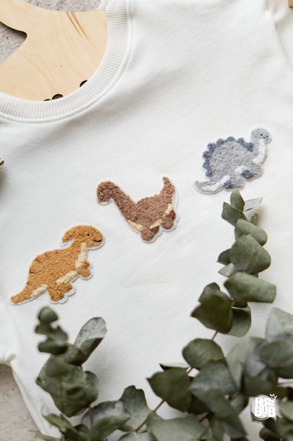 Chenille Patch: 3er Set Dinos