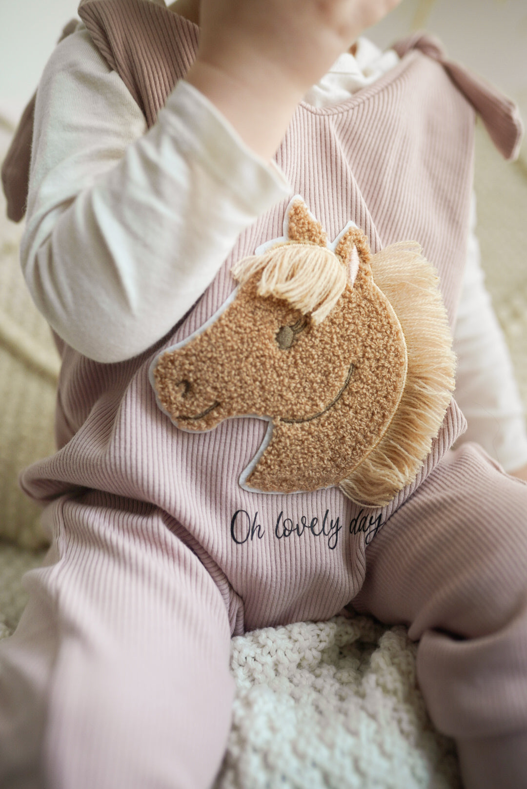 Chenille Patch: Pferd mit Mähne