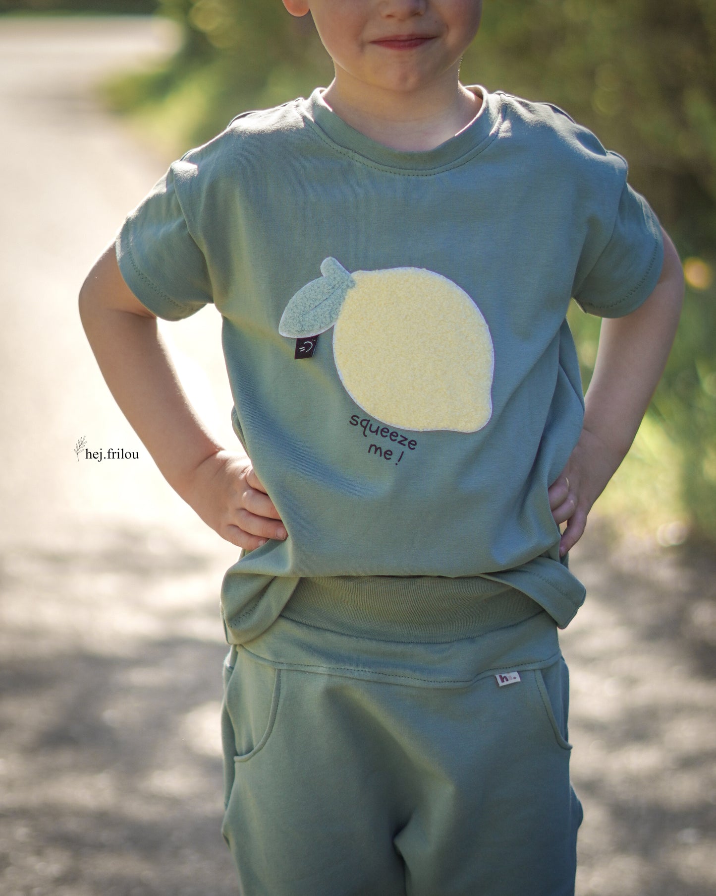 Chenille Patch: XL Zitrone