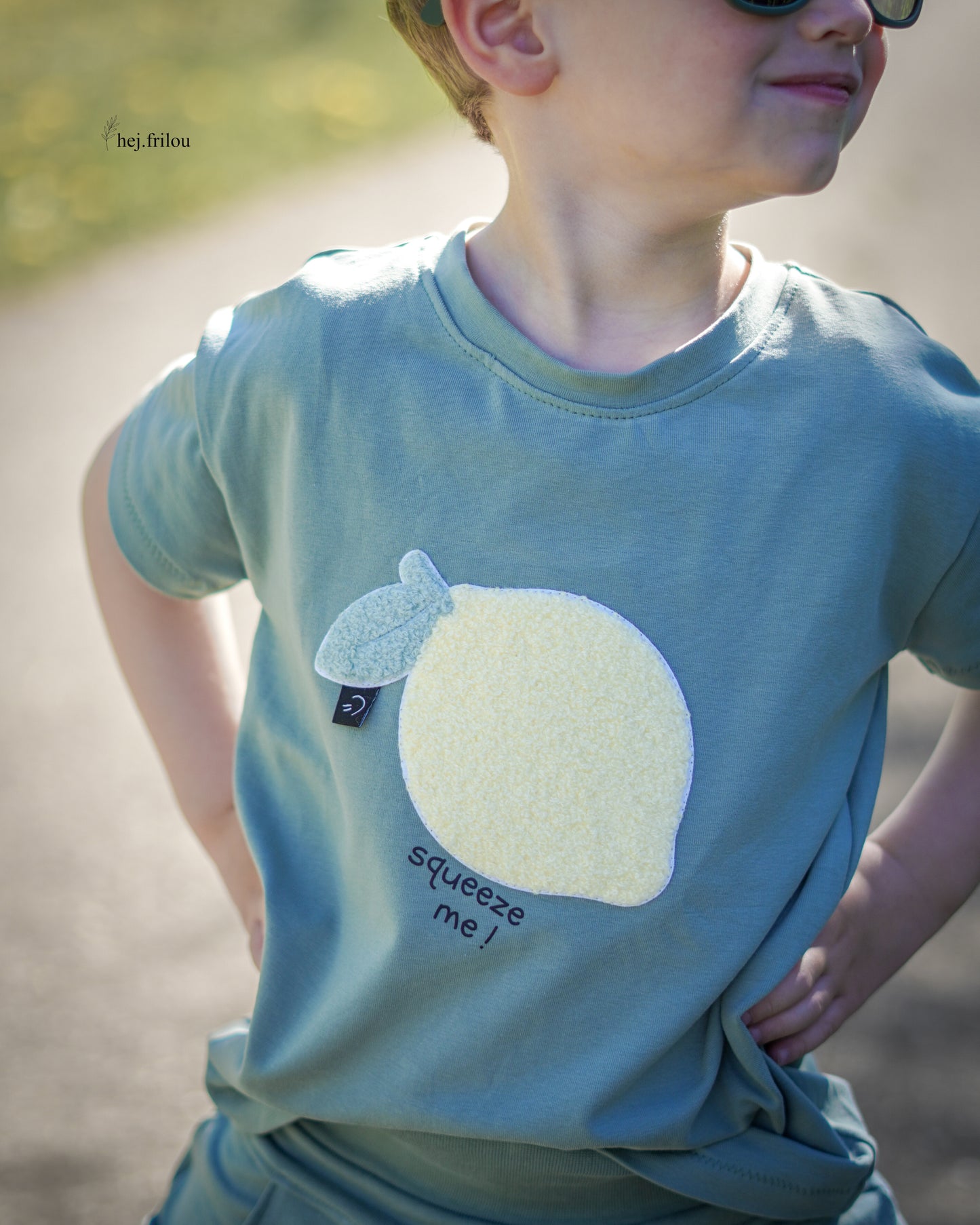 Chenille Patch: XL Zitrone