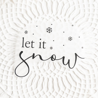 Bügelbild: let it snow