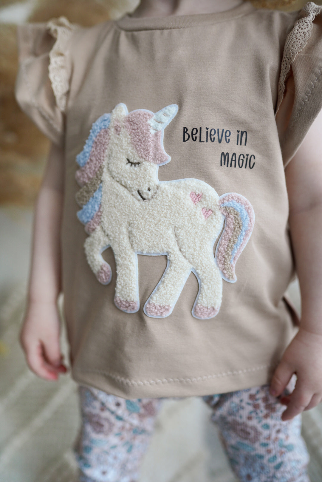 Chenille Patch: Herzeinhorn
