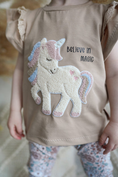 Chenille Patch: Herzeinhorn