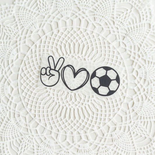 Bügelbild: Fussball-Liebe