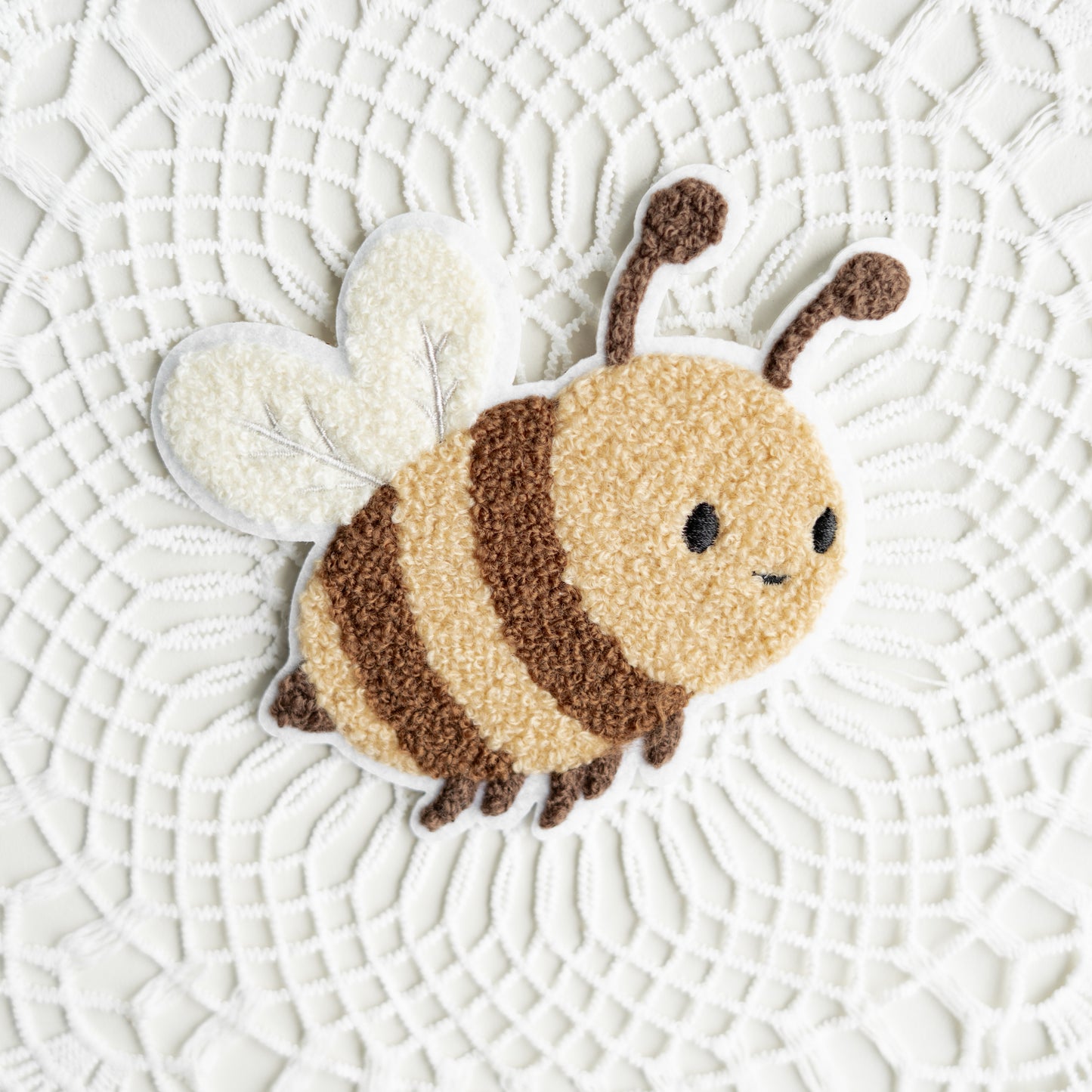 Chenille Patch: Biene