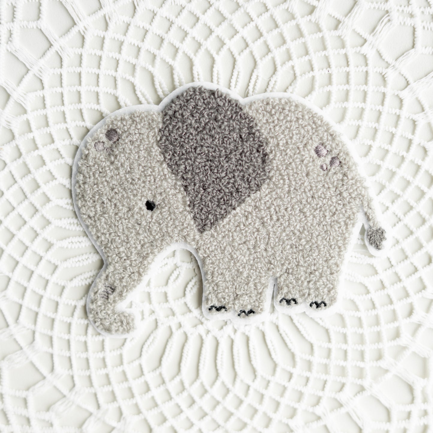 Chenille Patch: Elefant