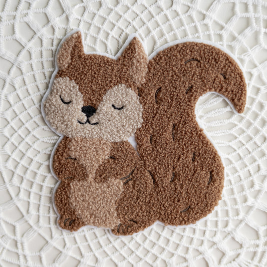 Chenille Patch: Eichhönrchen