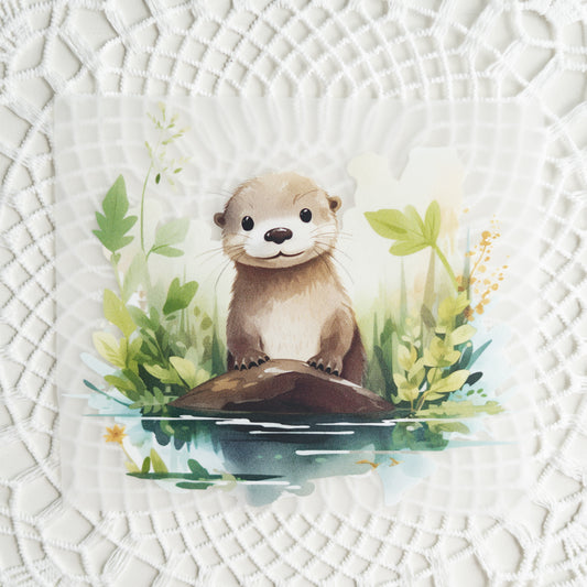 Bügelbild: Otter