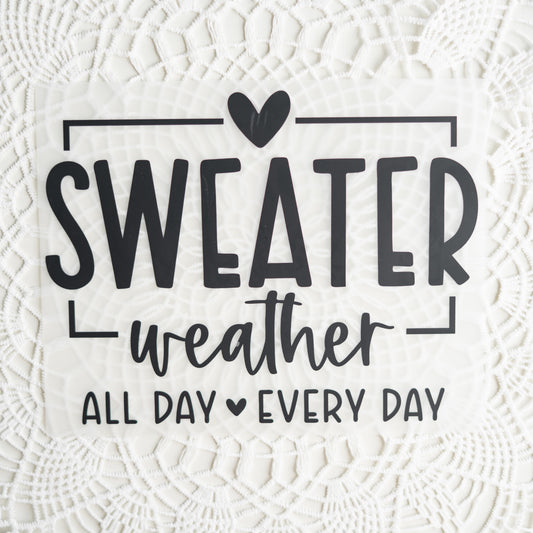 Bügelbild: Sweater Weather