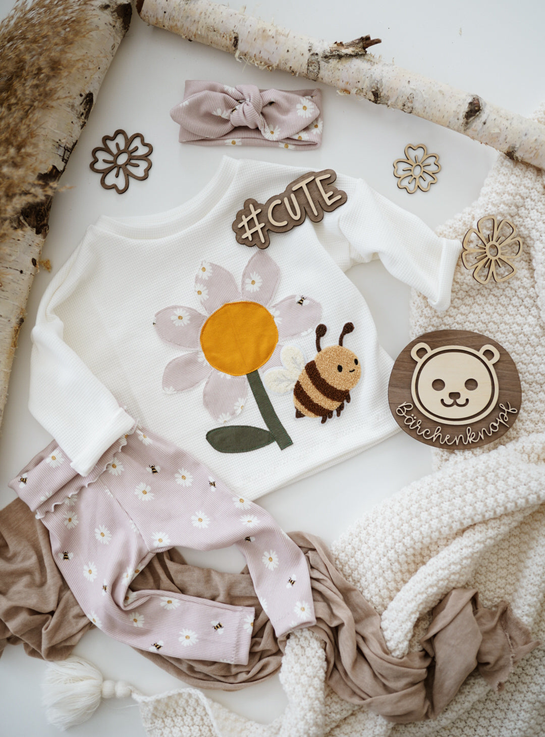 Chenille Patch: Biene