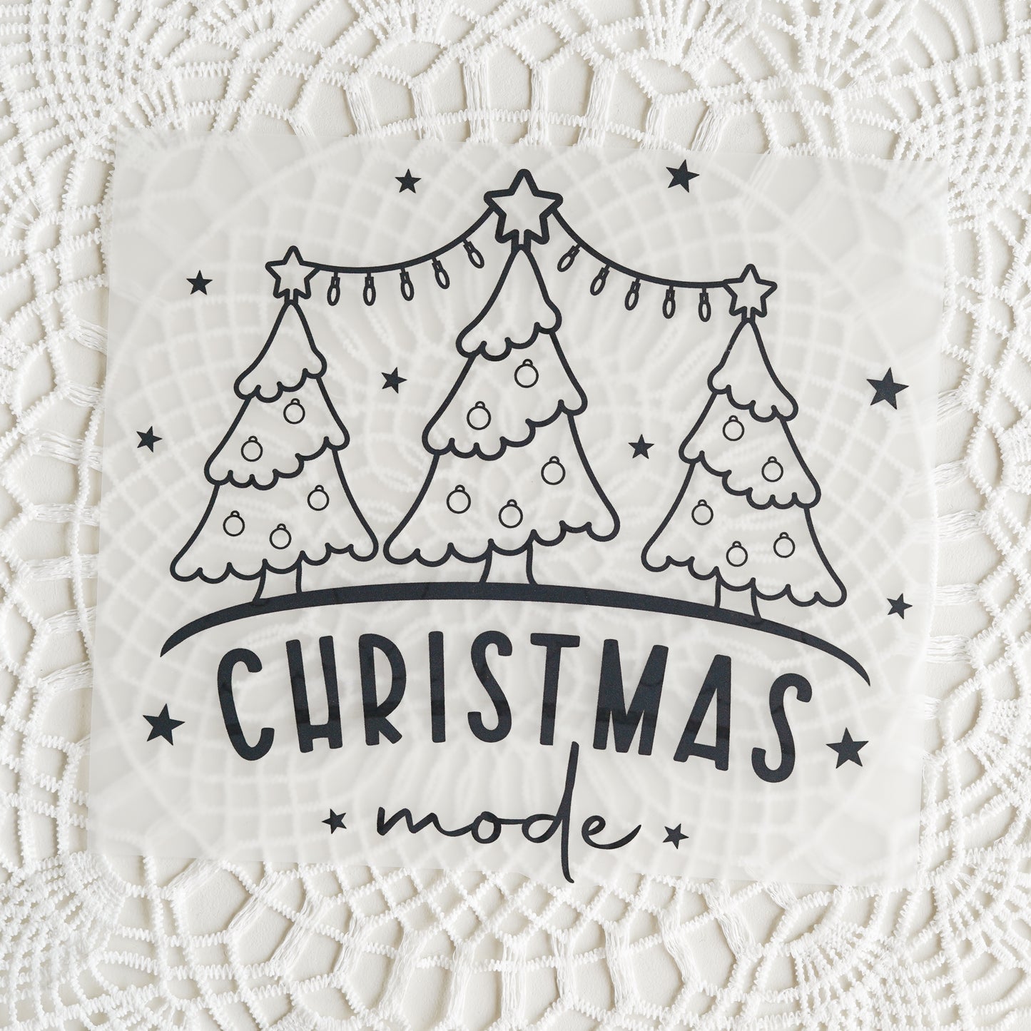 Bügelbild: Christmas Mode