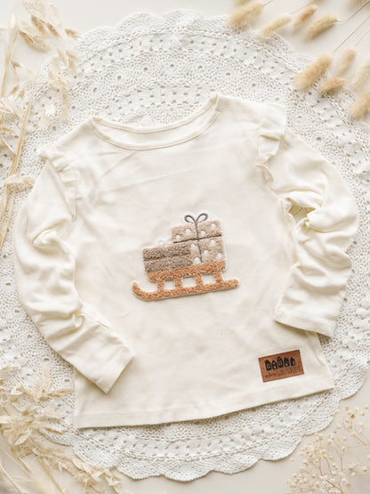 Chenille Patch: Geschenkeschlitten