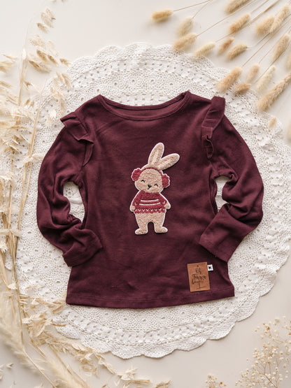 Chenille Patch: Winterhase