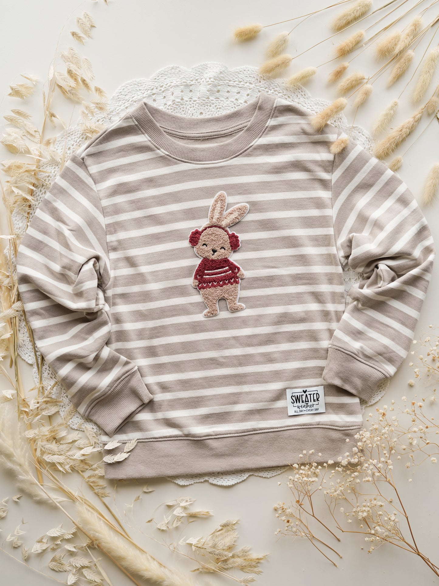 Chenille Patch: Winterhase