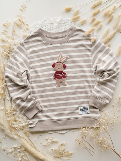 Chenille Patch: Winterhase