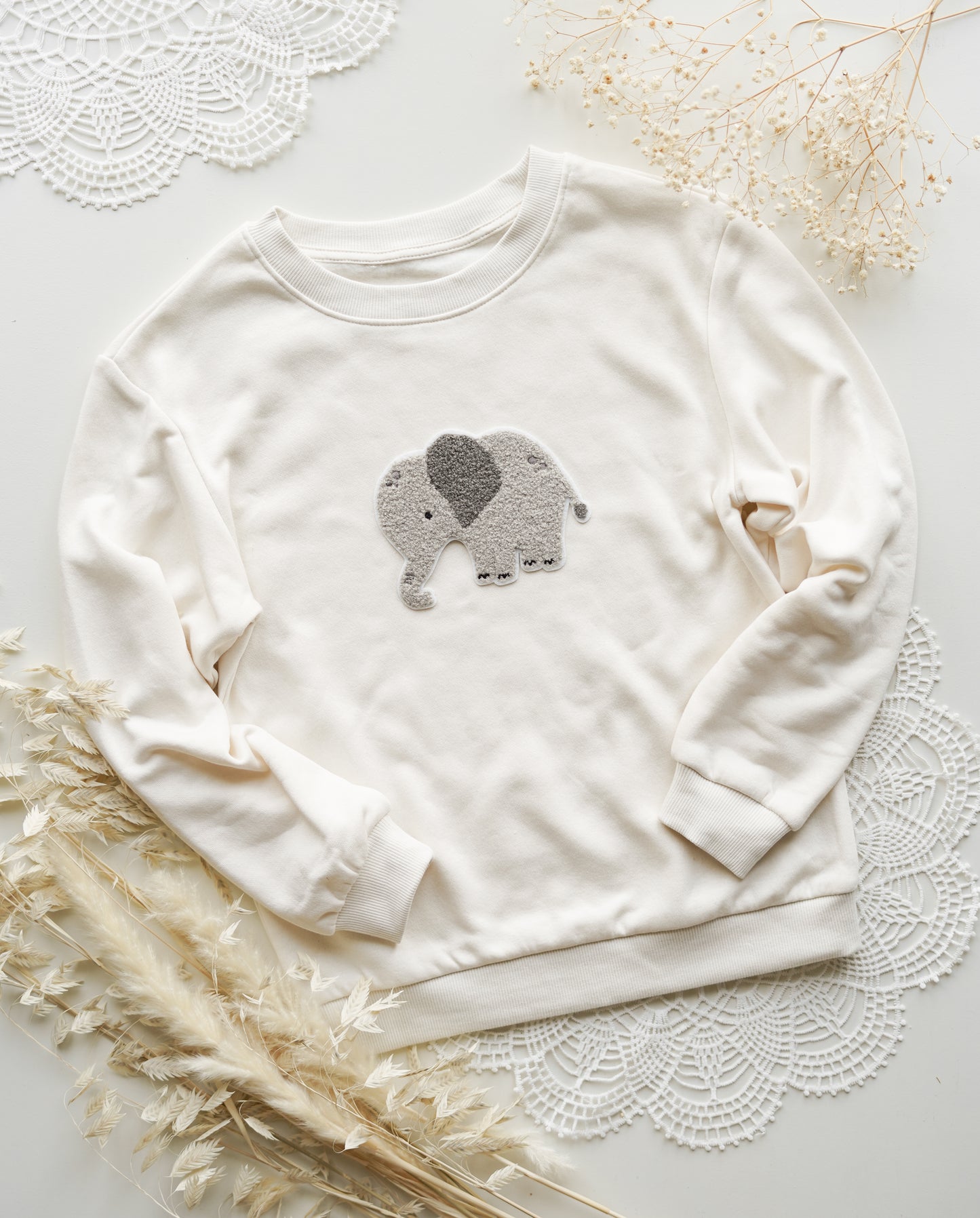 Chenille Patch: Elefant