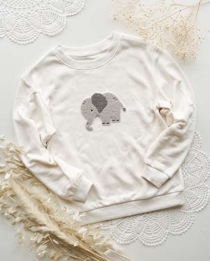 Chenille Patch: Elefant