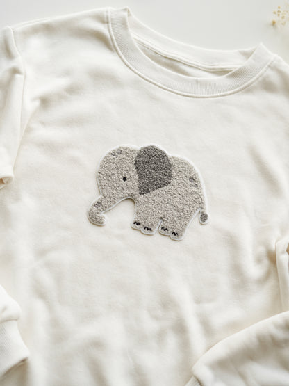 Chenille Patch: Elefant
