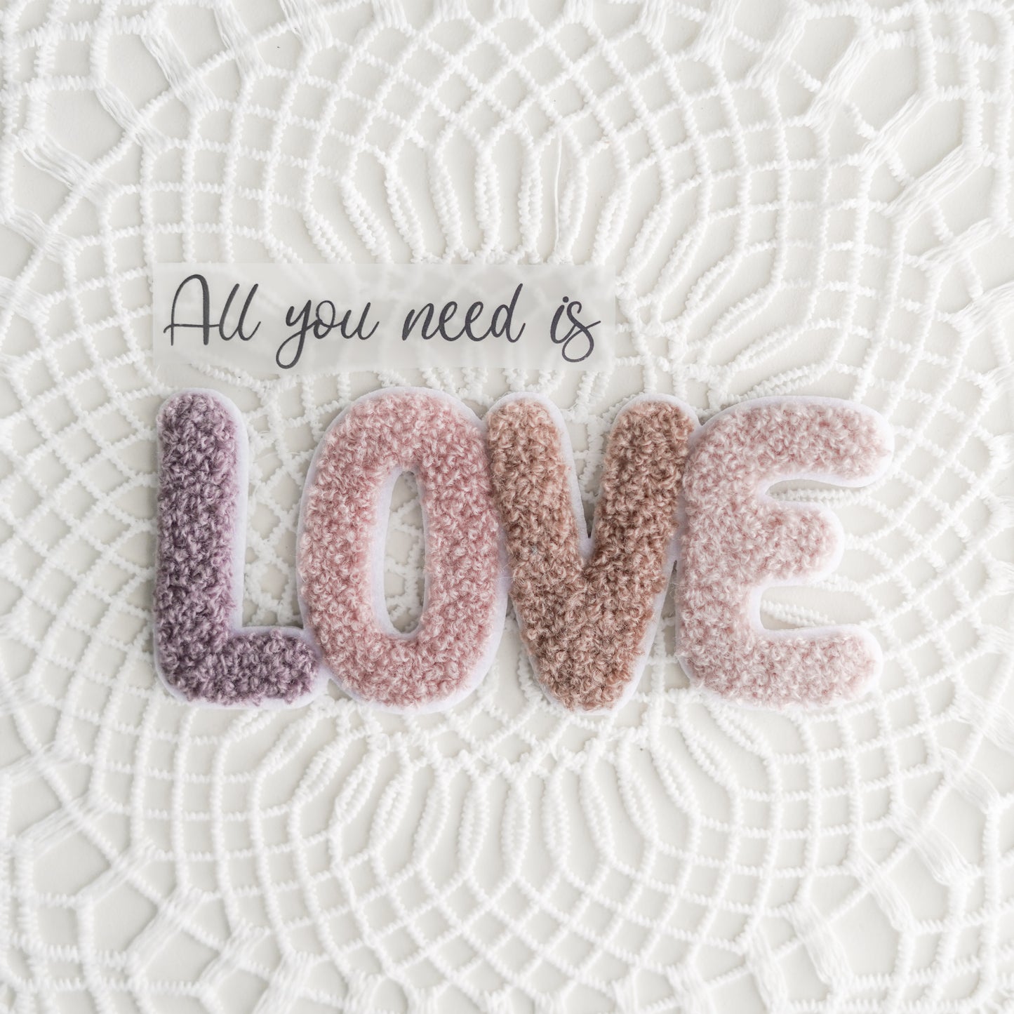Chenille Patch: LOVE