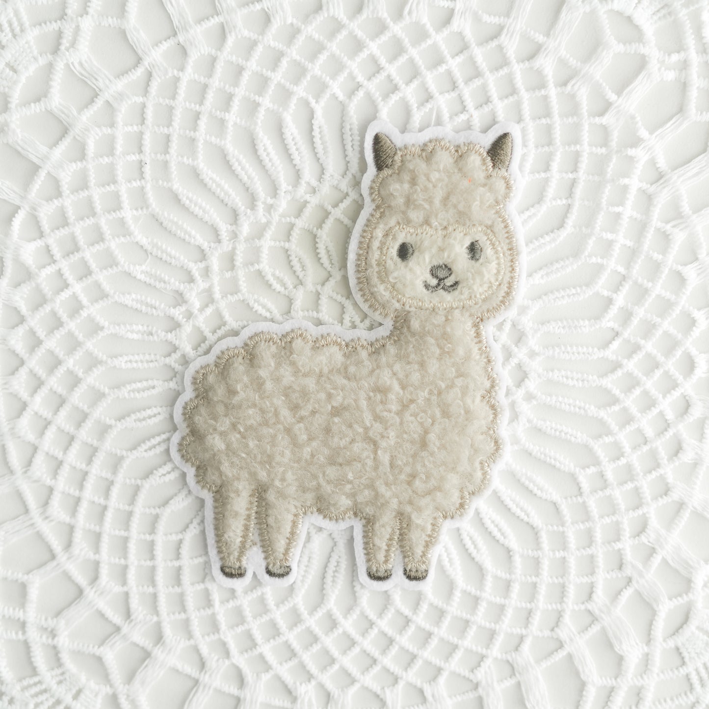 Plüsch Patch: Alpaka