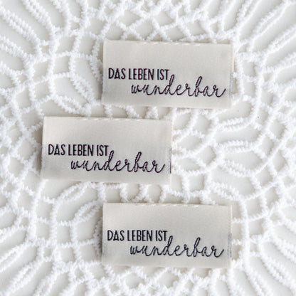 Weblabel: das Leben ist wunderbar