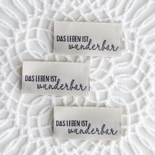 Weblabel: das Leben ist wunderbar