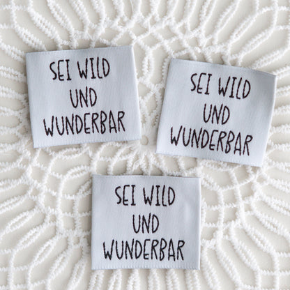 Weblabel: sei wild und wunderbar