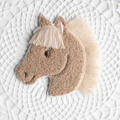 Chenille Patch: Pferd mit Mähne
