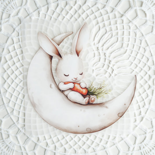 Bügelbild: Mondhase