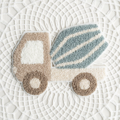 Chenille Patch: LKW Betonmischer