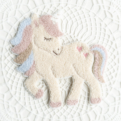 Chenille Patch: Herzeinhorn