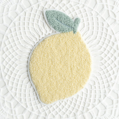 Chenille Patch: XL Zitrone