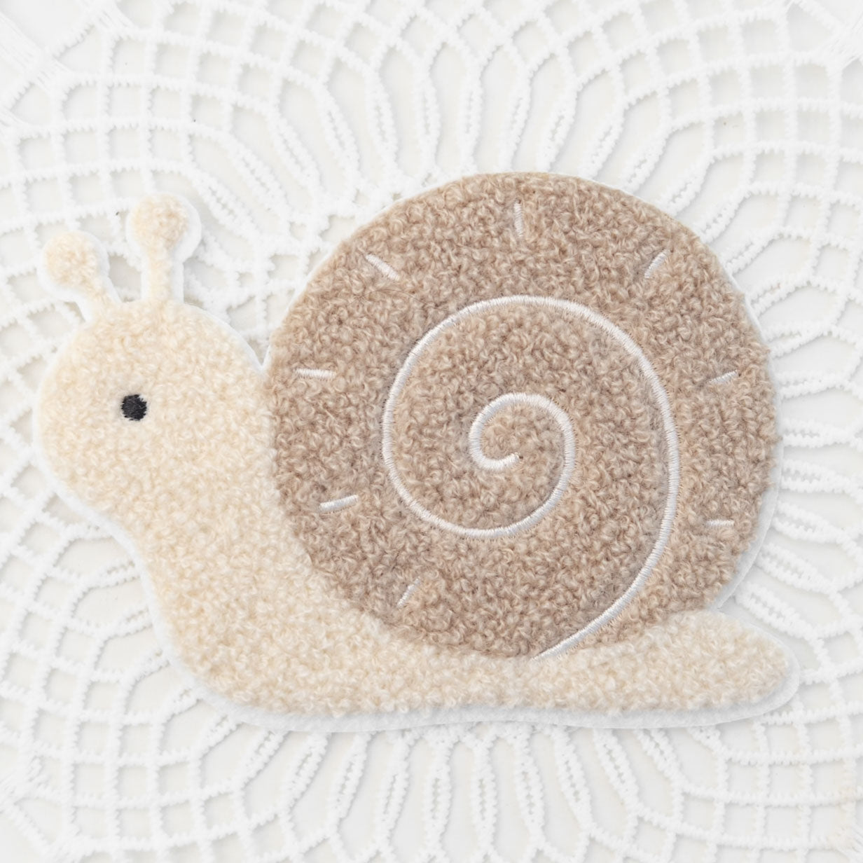 Chenille Patch: Schnecke