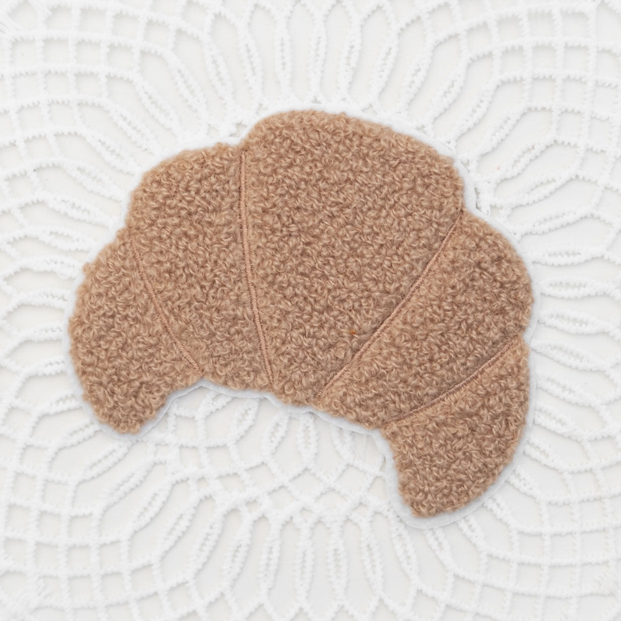 Chenille Patch: Croissant