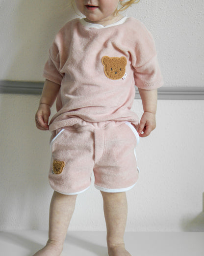 Chenille Patch: 4er Set Minibären groß und mini
