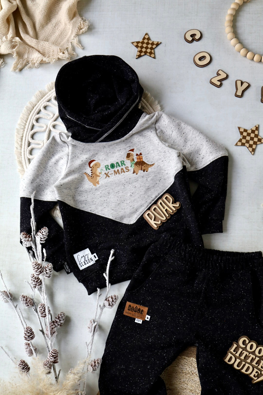 Bügelbild: Dinos Roar X-Mas