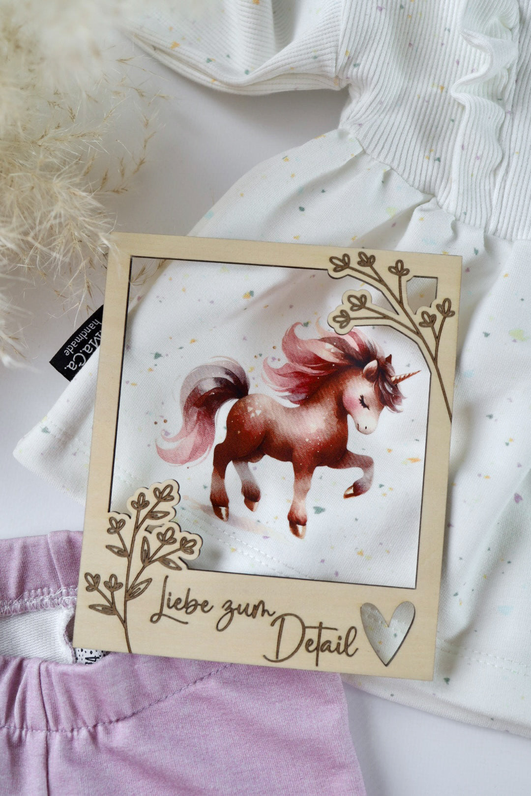 Bügelbild: Einhorn