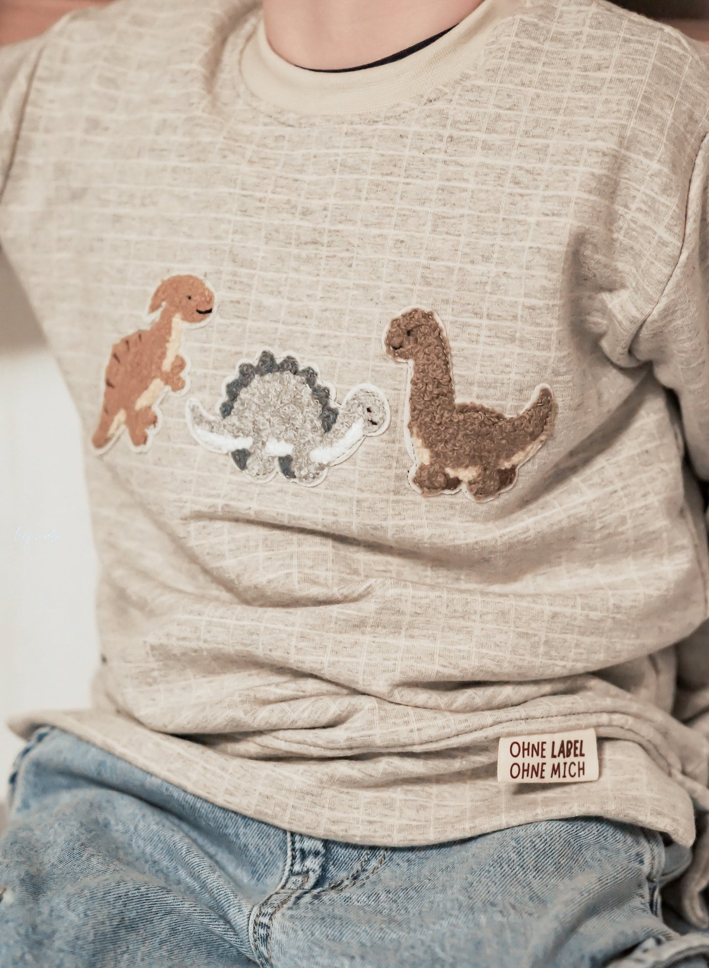 Chenille Patch: 3er Set Dinos